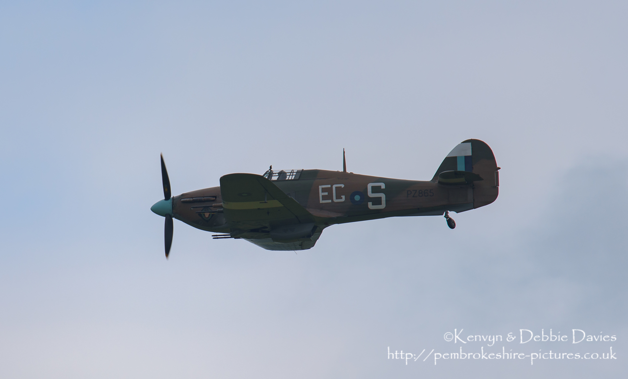 With "The Last of the Many" inscribed on her fuselage, Hurricane PZ865 was the last of 14533 Hurricane's built, coming off the production line in July 1944.